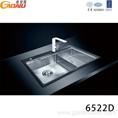 Water saving Home Stainless Two Bowls Kitchen Sink